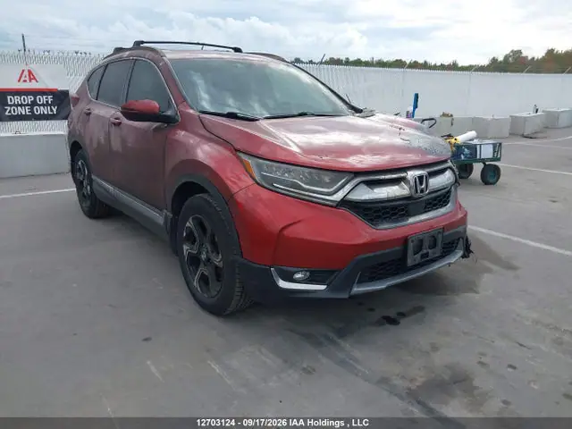 2HKRW2H99KH106098 — 2019 Honda CR-V Touring, Передняя часть (Front), фото до ремонта