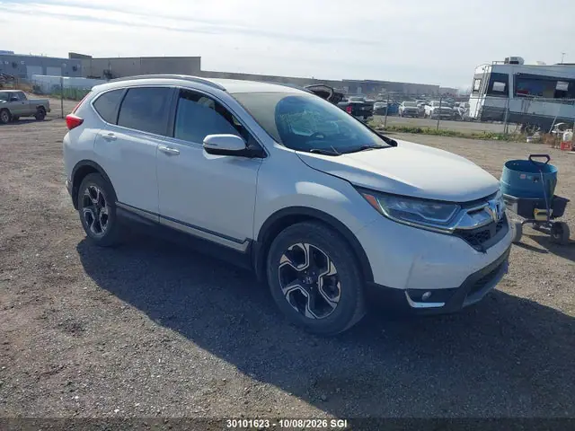 2HKRW2H99KH121961 — 2019 Honda CR-V Touring, Град (Hail), фото до ремонта
