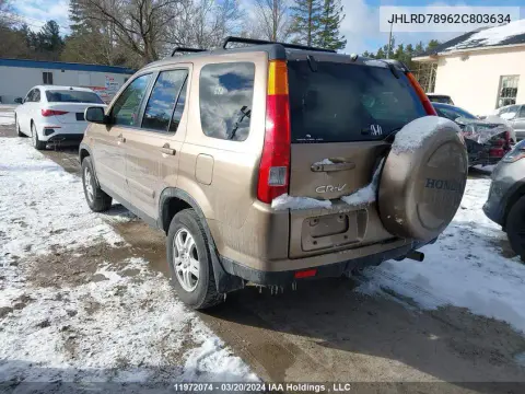 2002 Honda Cr-V Ex VIN JHLRD78962C803634 фото 4