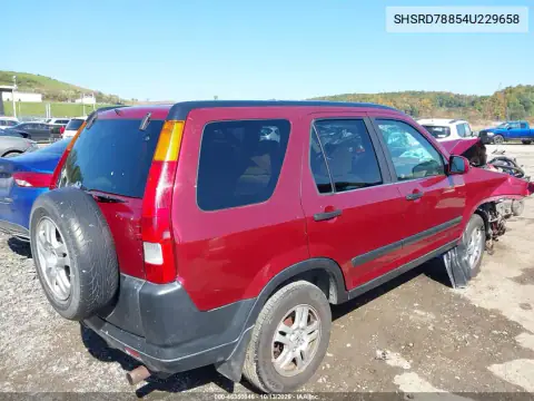 SHSRD78854U229658 — 2004 Honda CR-V, фото 4 с аукциона IAAI, Передняя часть