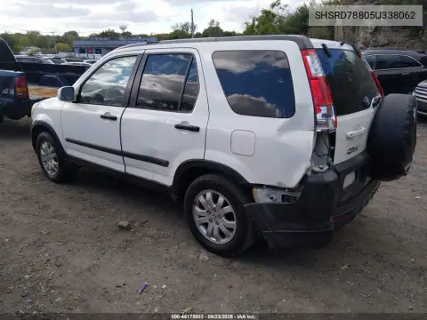 SHSRD78805U338062 — 2005 Honda CR-V, фото 4 с аукциона IAAI, Задняя часть слева