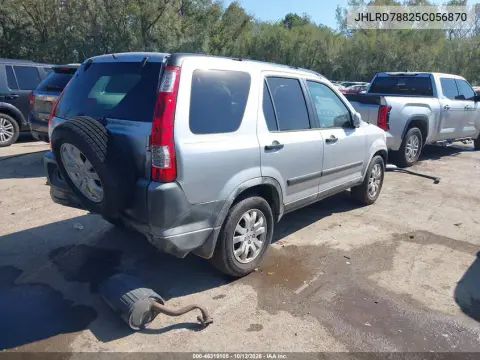 2005 Honda Cr-V Ex VIN JHLRD78825C056870 фото 4