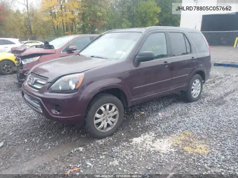2005 Honda Cr-V Ex VIN JHLRD78805C057662 фото 3