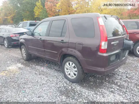 2005 Honda Cr-V Ex VIN JHLRD78805C057662 фото 4