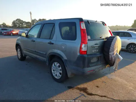 2006 Honda Cr-V Ex VIN SHSRD78826U435121 фото 4
