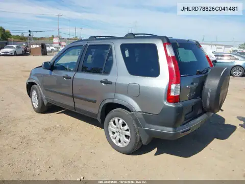 JHLRD78826C041481 — 2006 Honda CR-V, фото 4 с аукциона IAAI, Передняя часть