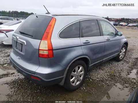 2007 Honda Cr-V Ex-L VIN JHLRE48777C066655 фото 5