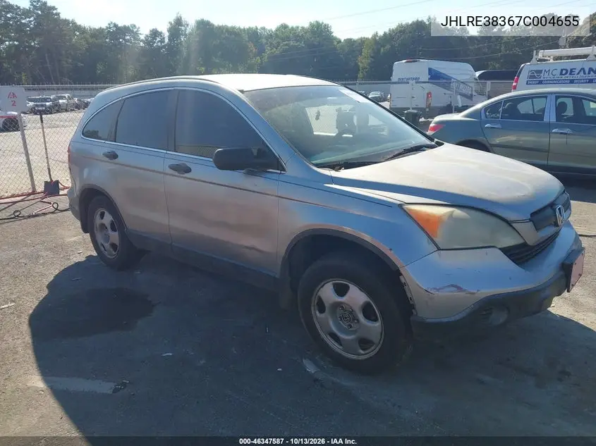 JHLRE38367C004655 Honda CR-V 2007 — повреждение Возвращение во владение, фото до ремонта