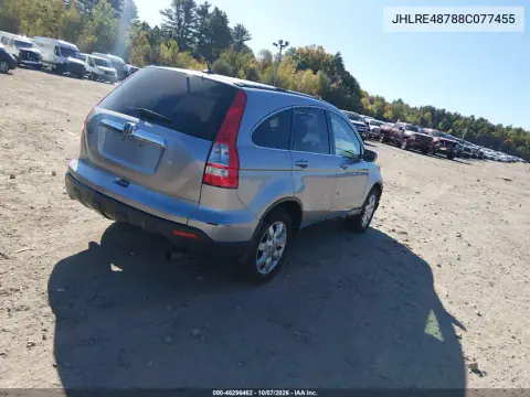 2008 Honda Cr-V Ex-L VIN JHLRE48788C077455 фото 5