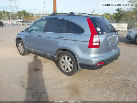 2008 Honda Cr-V Ex-L VIN 5J6RE48748L023710 фото 4