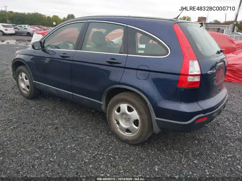 2008 Honda Cr-V Lx VIN JHLRE48328C000710 фото 4