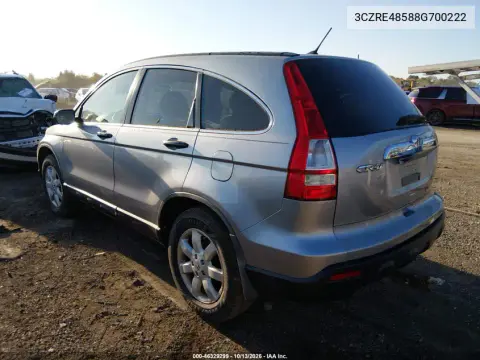 2008 Honda Cr-V Ex VIN 3CZRE48588G700222 фото 3