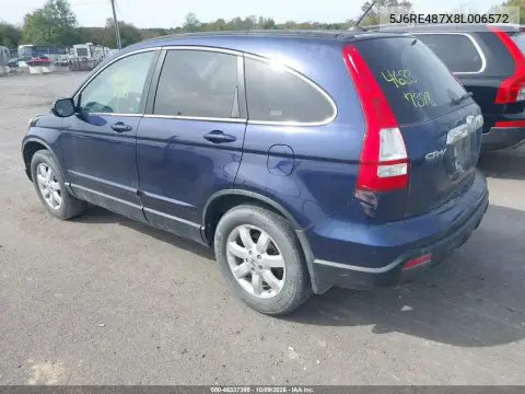 2008 Honda Cr-V Ex-L VIN 5J6RE487X8L006572 фото 4