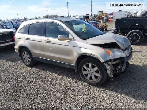 JHLRE48758C056627 — 2008 Honda CR-V, Повреждение двигателя, фото до ремонта