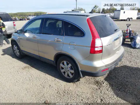 JHLRE48758C056627 — 2008 Honda CR-V, фото 3 с аукциона IAAI, Повреждение двигателя