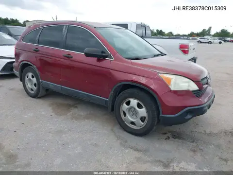 JHLRE38378C015309 — 2008 Honda CR-V, Естественный износ, фото до ремонта