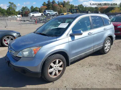2009 Honda Cr-V Ex-L VIN 5J6RE48709L066104 фото 3