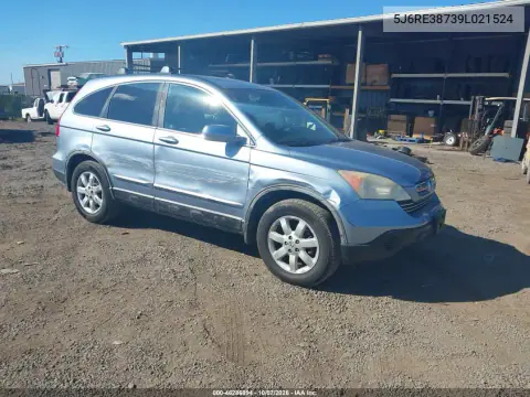 2009 Honda Cr-V Ex-L VIN 5J6RE38739L021524 фото 2