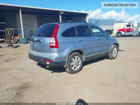 2009 Honda Cr-V Ex-L VIN 5J6RE38739L021524 фото 5