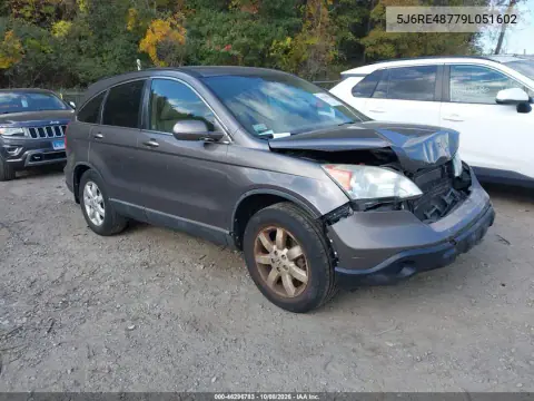 2009 Honda Cr-V Ex-L VIN 5J6RE48779L051602 фото 2