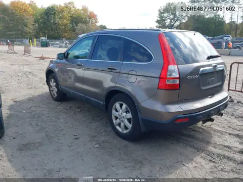 2009 Honda Cr-V Ex-L VIN 5J6RE48779L051602 фото 4