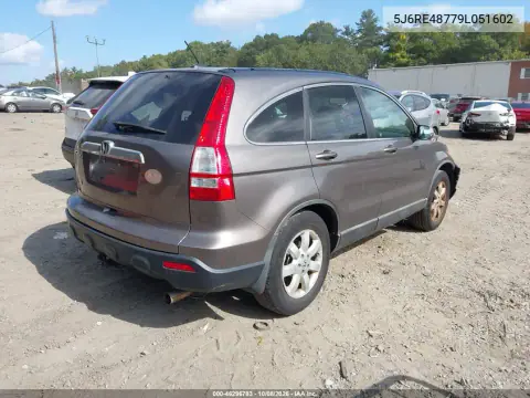 2009 Honda Cr-V Ex-L VIN 5J6RE48779L051602 фото 5