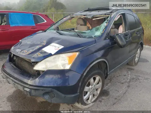 2009 Honda Cr-V Ex VIN JHLRE38589C002541 фото 2