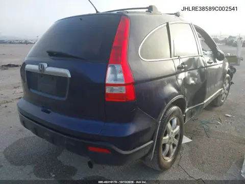 2009 Honda Cr-V Ex VIN JHLRE38589C002541 фото 4