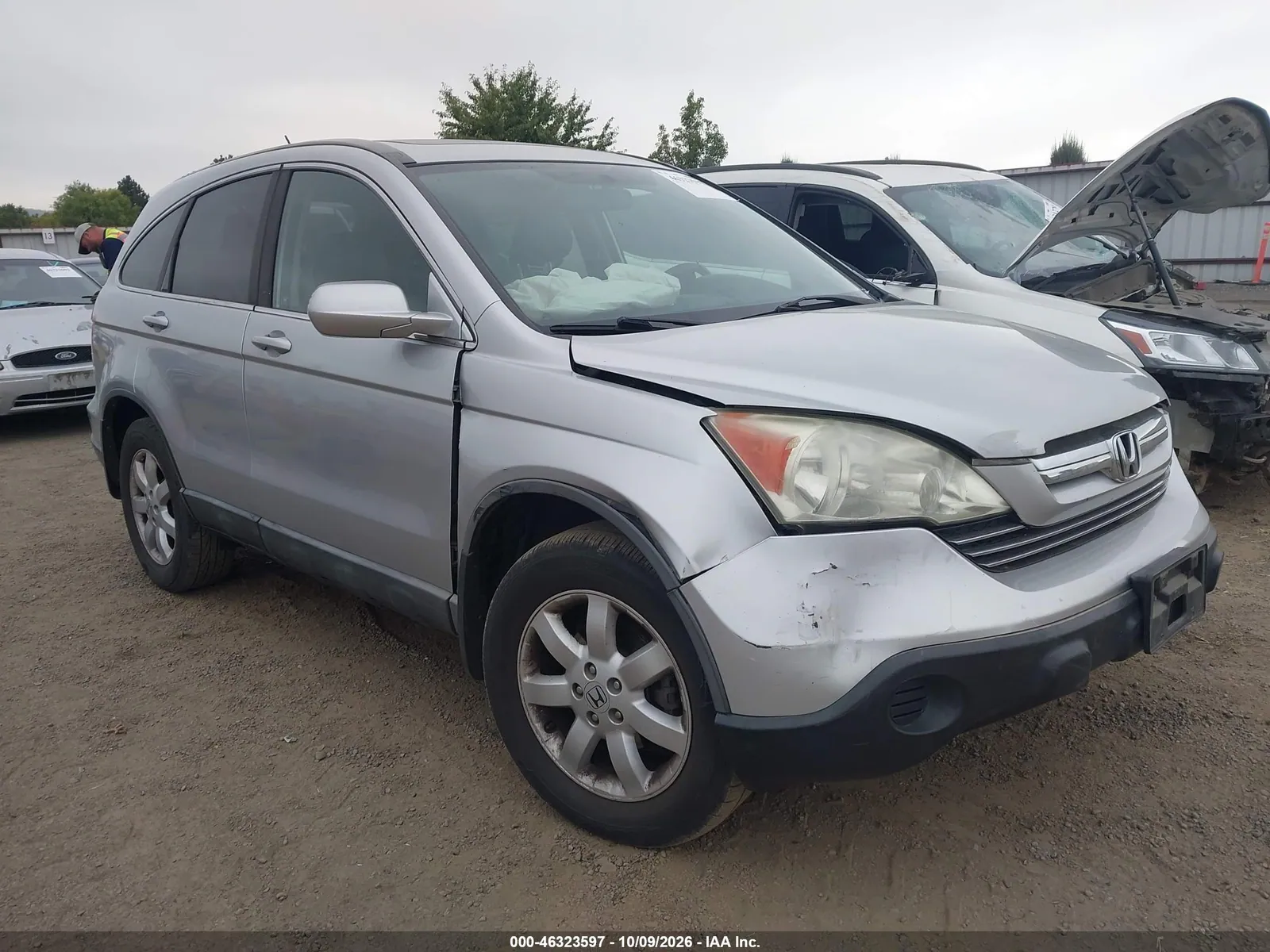 2009 Honda Cr-V Ex-L VIN 5J6RE48759L048522 фото 2