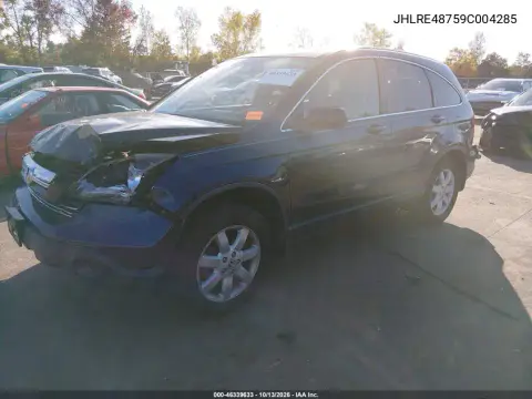 2009 Honda Cr-V Ex-L VIN JHLRE48759C004285 фото 3