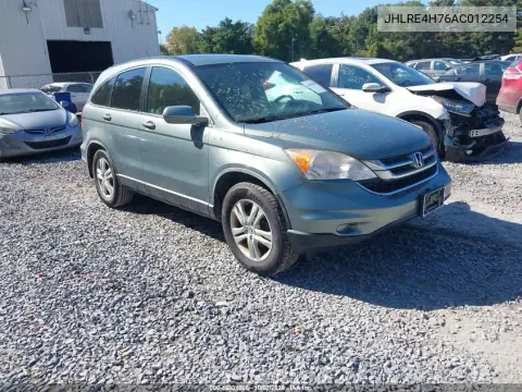 2010 Honda Cr-V Ex-L VIN JHLRE4H76AC012254 фото 2