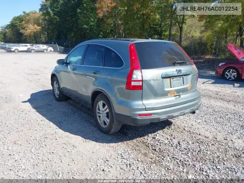 2010 Honda Cr-V Ex-L VIN JHLRE4H76AC012254 фото 4