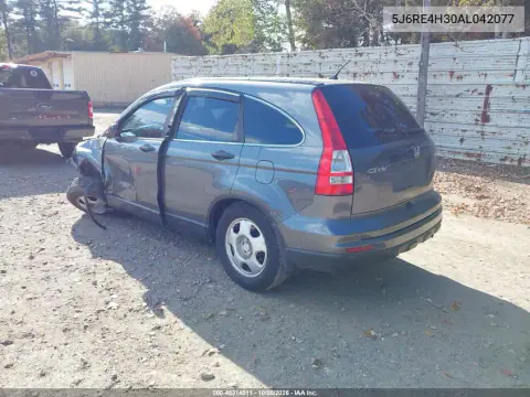 2010 Honda Cr-V Lx VIN 5J6RE4H30AL042077 фото 4
