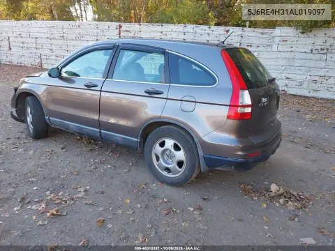 2010 Honda Cr-V Lx VIN 5J6RE4H31AL019097 фото 4