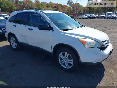 5J6RE4H58AL001892 — 2010 Honda CR-V, Правый бок, фото до ремонта