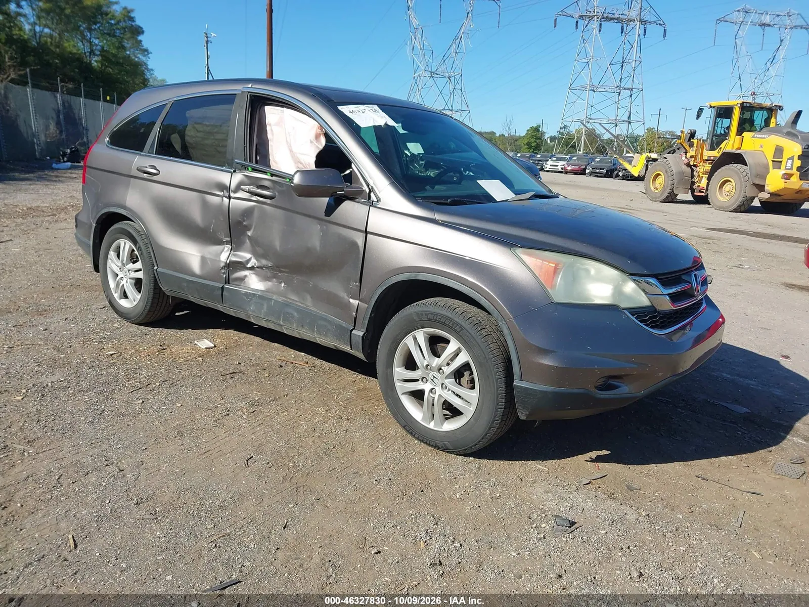 2010 Honda Cr-V Ex-L VIN 5J6RE4H73AL052847 фото 2