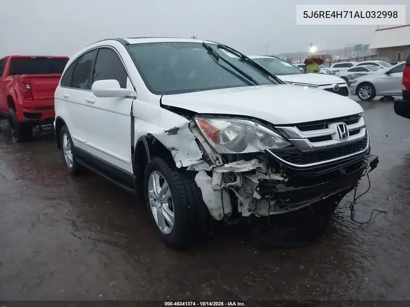 5J6RE4H71AL032998 — 2010 Honda CR-V, фото 2 с аукциона IAAI, Не указано