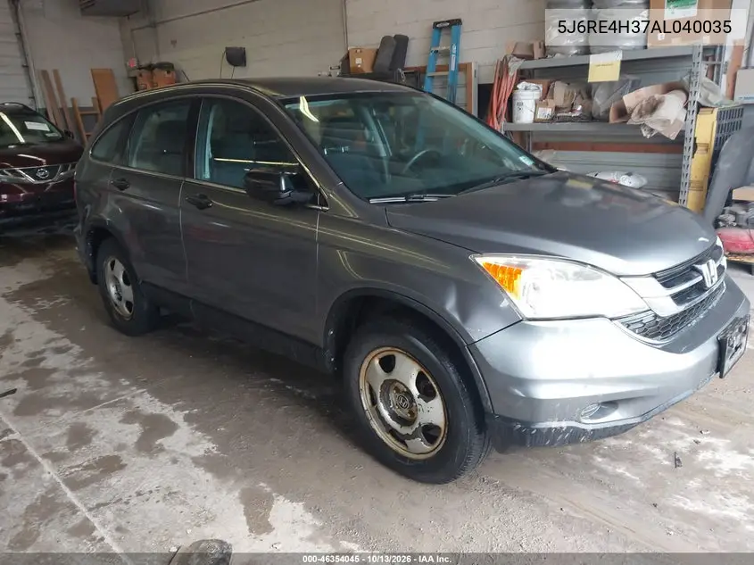 5J6RE4H37AL040035 — 2010 Honda CR-V, фото 2 с аукциона IAAI 15.10.2026, Естественный износ