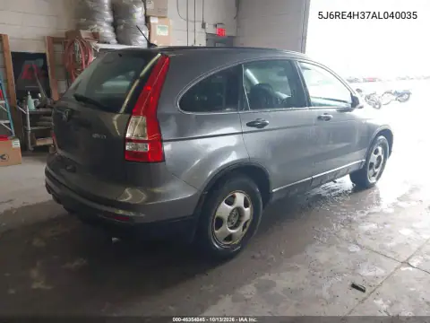 5J6RE4H37AL040035 — 2010 Honda CR-V, фото 5 с аукциона IAAI 15.10.2026, Естественный износ