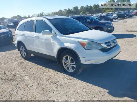 2011 Honda Cr-V Ex-L VIN 5J6RE4H75BL062507 фото 2