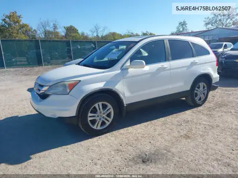 2011 Honda Cr-V Ex-L VIN 5J6RE4H75BL062507 фото 3