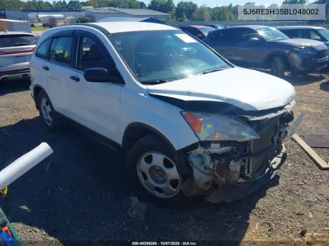 2011 Honda Cr-V Lx VIN 5J6RE3H35BL048002 фото 2