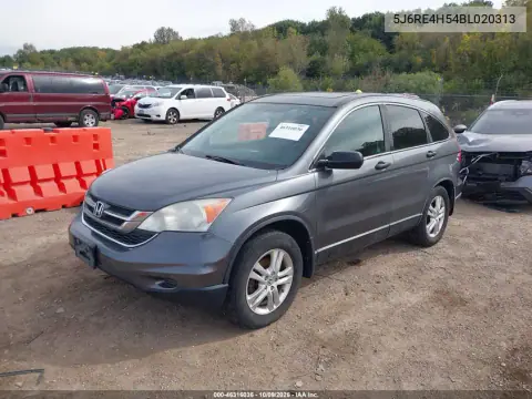 2011 Honda Cr-V Ex VIN 5J6RE4H54BL020313 фото 3