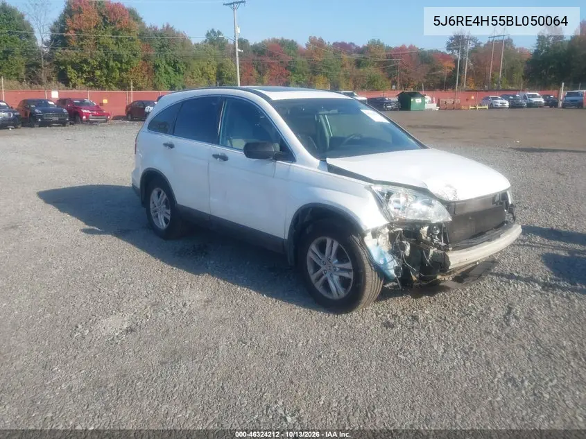 5J6RE4H55BL050064 — 2011 Honda CR-V, фото 2 с аукциона IAAI, Передняя часть