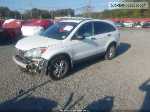 5J6RE4H55BL050064 — 2011 Honda CR-V, фото 3 с аукциона IAAI, Передняя часть