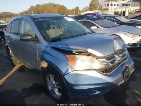 2011 Honda Cr-V Ex VIN JHLRE4H57BC031895 фото 2