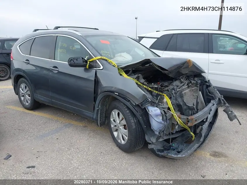 2012 Honda Cr-V Ex-L VIN 2HKRM4H73CH114876 фото 1