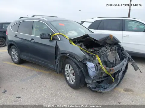 2HKRM4H73CH114876 — 2012 Honda CR-V, Передняя часть, фото до ремонта