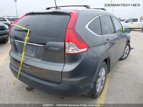 2012 Honda Cr-V Ex-L VIN 2HKRM4H73CH114876 фото 4