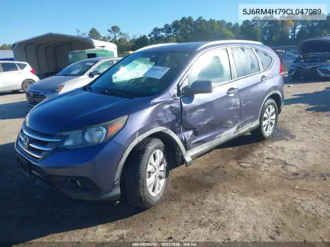 2012 Honda Cr-V Ex-L VIN 5J6RM4H79CL047089 фото 3